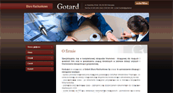 Desktop Screenshot of gotard.pl