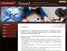 Tablet Screenshot of gotard.pl